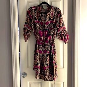 Anthropologie Maeve Tunic Tie Dress Lightweight Beautiful!